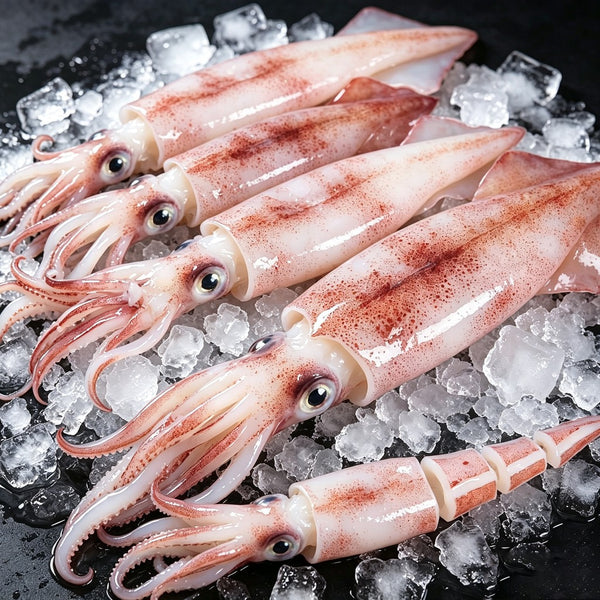 Frozen Whole Wild-Caught Squid